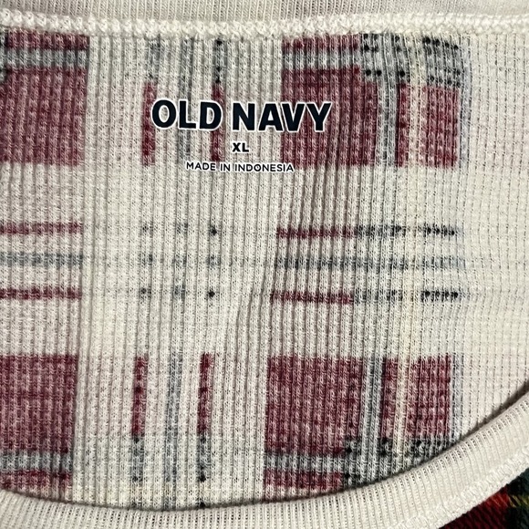 Set of 2 Old Navy Thermal-Knit Long-Sleeve Pajama Top, Women's Size XL - Picture 2 of 6